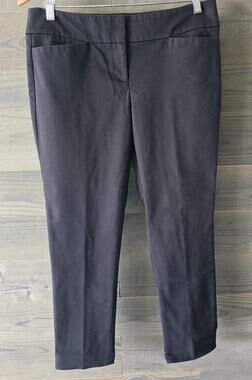 LOFT Zoe Straight Pants Women's Size 6 Black Dress Trousers Office Career Travel